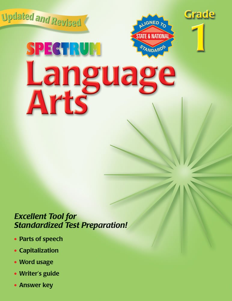 Rich Results on Google's SERP when searching for 'Spectrum Language Arts 1'
