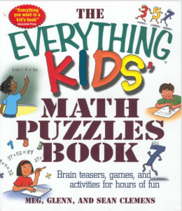 Rich Results on Google's SERP when searching for 'The Everything Kids Math Puzzles Book by Meg Clemens Sean Clemens'