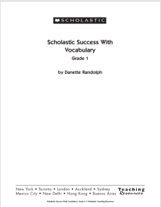 Rich Results on Google's SERP when searching for 'Scholastic_Success_With_Vocabulary_Grade_1 - Copy'