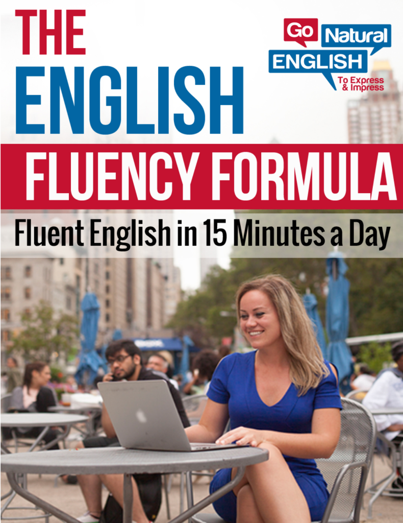 Rich Results on Google's SERP when searching for ''The English Fluency Formula Fluent English In 15 Minutes A day Book''