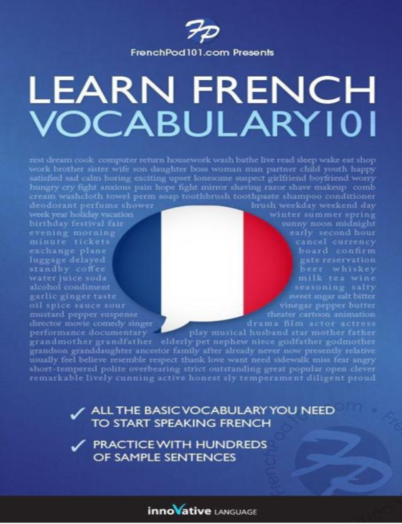 Rich Results on Google's SERP when searching for ''Learn French – Word Power 101''