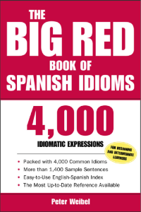 Rich Results on Google's SERP when searching for ''The Big Red Book of Spanish Idioms 4,000 Idiomatic Expressions Book''