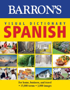Barron’s Visual Dictionary Spanish Book