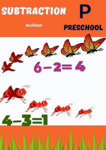 Subtraction action workbook