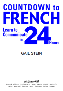 Countdown to French_ Learn to Communicate in 24 Hours