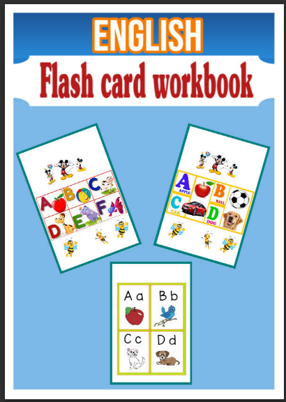 English flash card